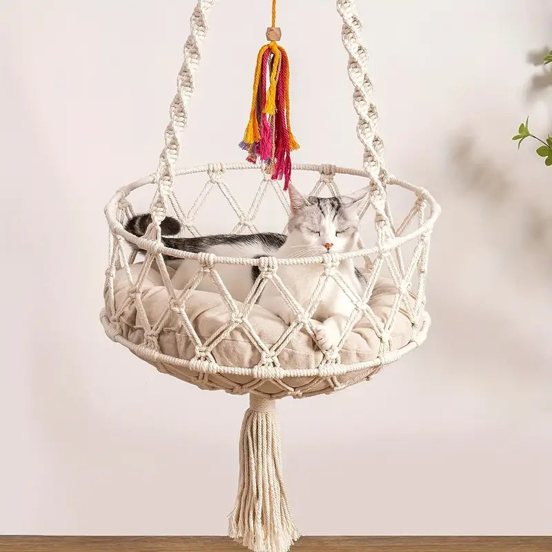 SOKO | CozyCradle Macrame Pet Bed