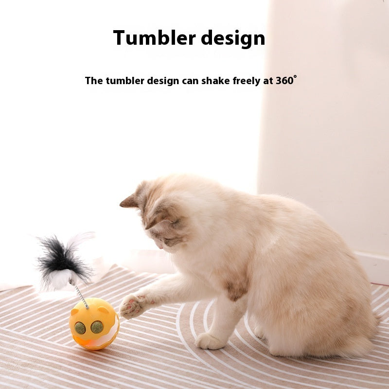 SOKO™ 🛍️ Pet Toy Tumbler Feather