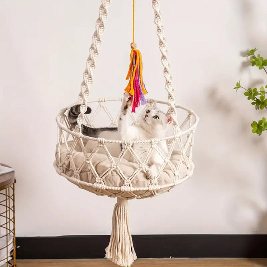 SOKO | CozyCradle Macrame Pet Bed