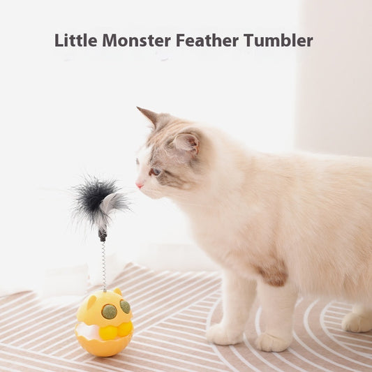 SOKO™ 🛍️ Pet Toy Tumbler Feather